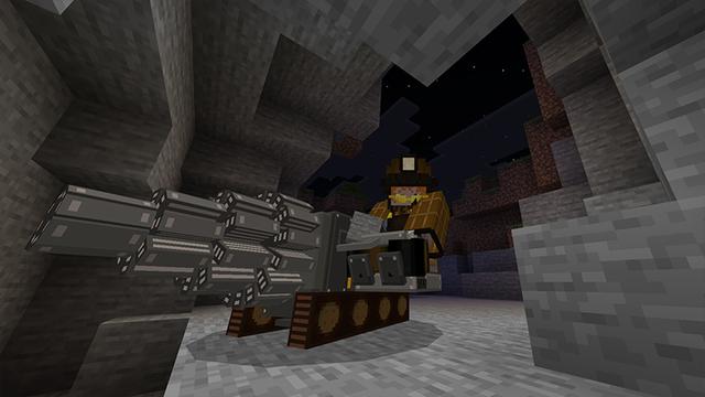 Screenshot of the Minecraft Bedrock Marketplace product Factory Mining Expansion Pack created by DeliSoft Studios.