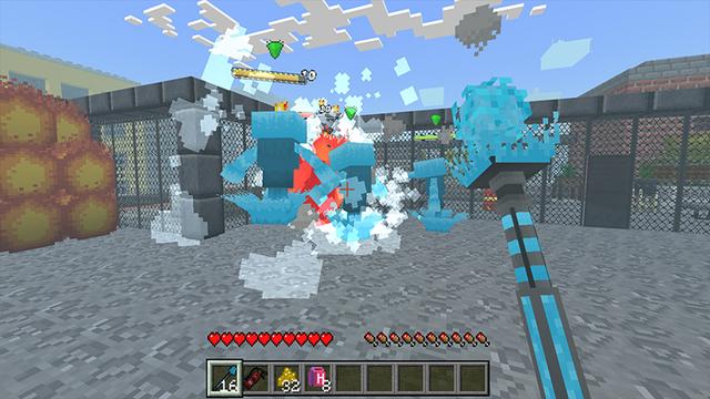 Screenshot of the Minecraft Bedrock Marketplace product Firefighter created by DeliSoft Studios.