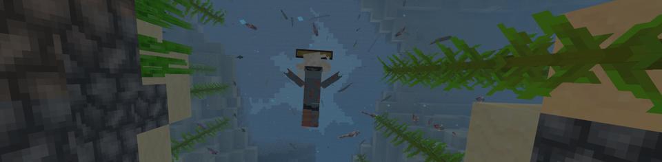 Panorama of the Minecraft Bedrock Marketplace product Fishing Frenzy created by DeliSoft Studios.