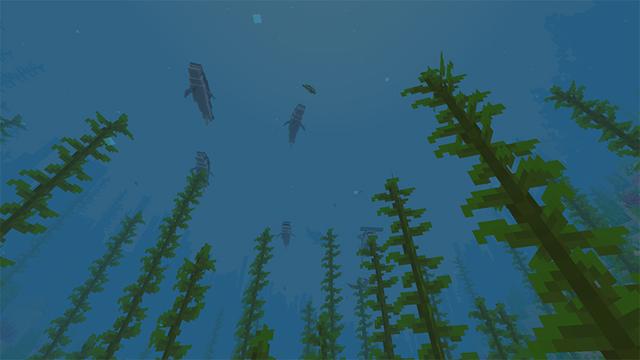 Screenshot of the Minecraft Bedrock Marketplace product Fishing Frenzy created by DeliSoft Studios.