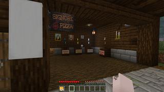 Screenshot of the Minecraft Bedrock Marketplace product Food Stall Tycoon created by DeliSoft Studios.