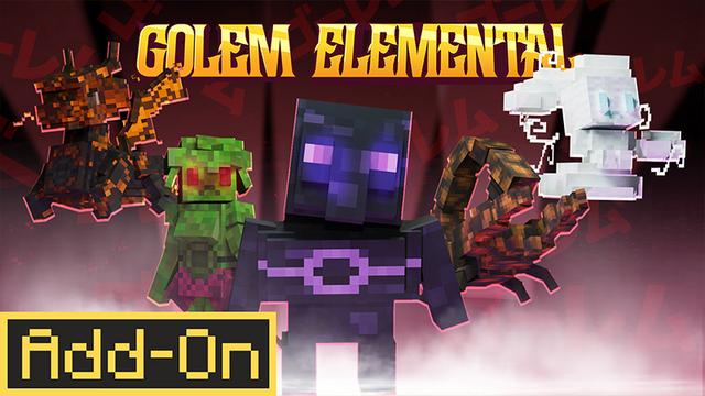 Thumbnail of the Minecraft Bedrock Marketplace product Golem Elemental created by DeliSoft Studios.