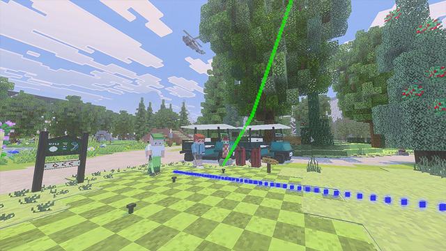 Screenshot of the Minecraft Bedrock Marketplace product Golf Expansion Pack created by DeliSoft Studios.
