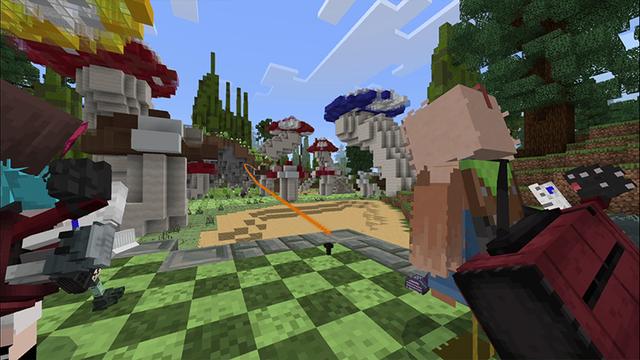 Screenshot of the Minecraft Bedrock Marketplace product Golf Expansion Pack created by DeliSoft Studios.