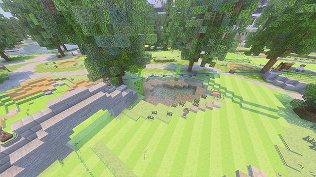 Screenshot of the Minecraft Bedrock Marketplace product Golf Expansion Pack created by DeliSoft Studios.