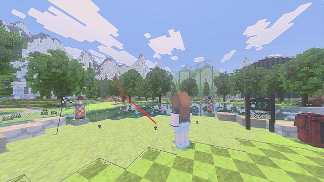 Screenshot of the Minecraft Bedrock Marketplace product Golf Expansion Pack created by DeliSoft Studios.