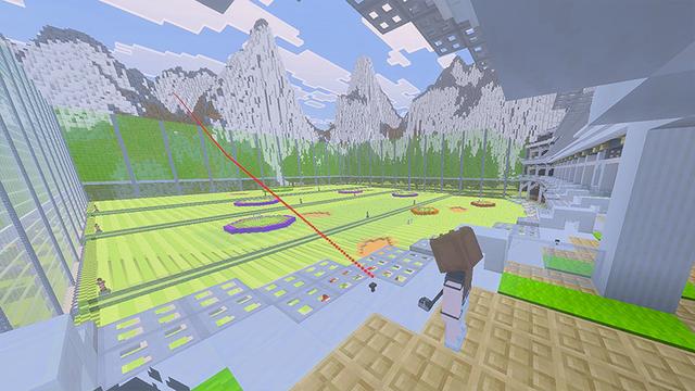 Screenshot of the Minecraft Bedrock Marketplace product Golf Expansion Pack created by DeliSoft Studios.
