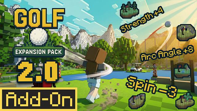 Thumbnail of the Minecraft Bedrock Marketplace product Golf Expansion Pack created by DeliSoft Studios.