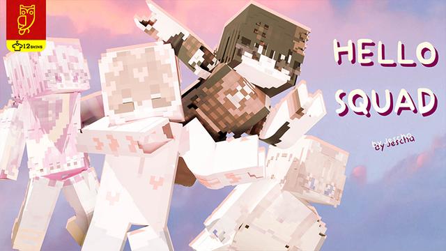 Thumbnail of the Minecraft Bedrock Marketplace product Hello Squad created by DeliSoft Studios.
