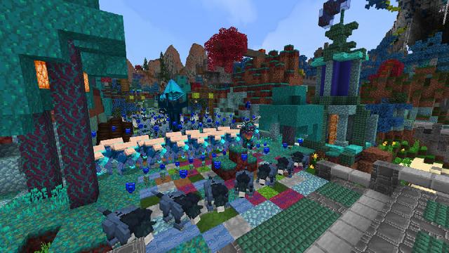 Screenshot of the Minecraft Bedrock Marketplace product Heroes of Craftia created by DeliSoft Studios.