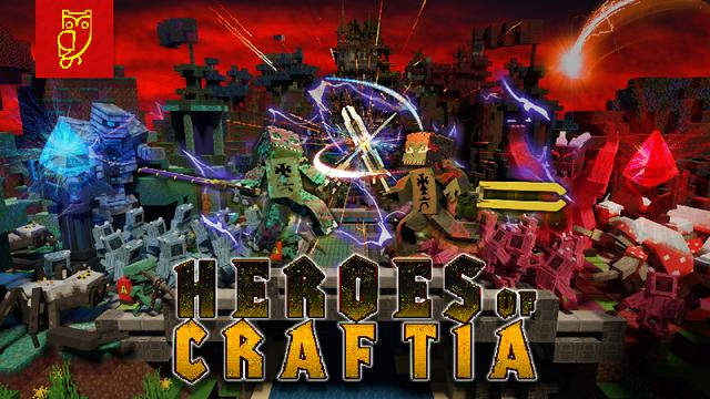 Thumbnail of the Minecraft Bedrock Marketplace product Heroes of Craftia created by DeliSoft Studios.