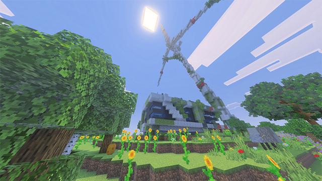 Screenshot of the Minecraft Bedrock Marketplace product Hive World created by DeliSoft Studios.
