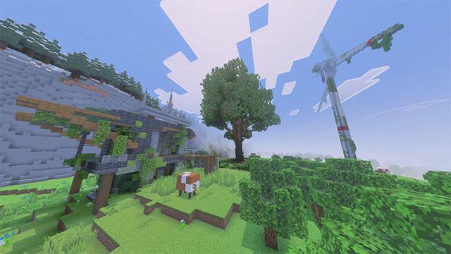 Screenshot of the Minecraft Bedrock Marketplace product Hive World created by DeliSoft Studios.