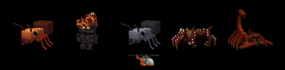 Panorama of the Minecraft Bedrock Marketplace product Insect Invasion created by DeliSoft Studios.