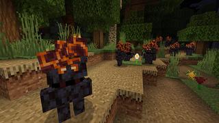 Screenshot of the Minecraft Bedrock Marketplace product Insect Invasion created by DeliSoft Studios.