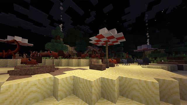 Screenshot of the Minecraft Bedrock Marketplace product Insect Invasion created by DeliSoft Studios.