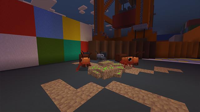 Screenshot of the Minecraft Bedrock Marketplace product Insect Invasion created by DeliSoft Studios.
