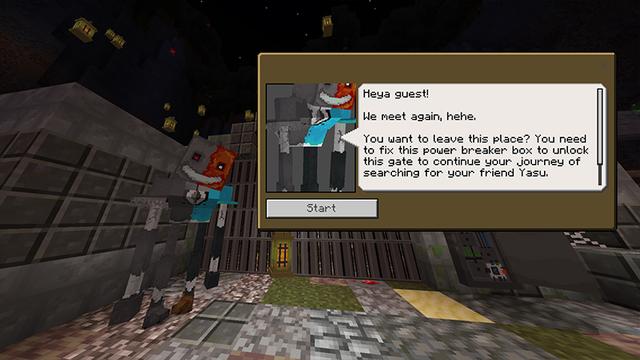 Screenshot of the Minecraft Bedrock Marketplace product It Lurks 3 created by DeliSoft Studios.