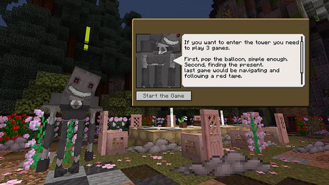Screenshot of the Minecraft Bedrock Marketplace product It Lurks 2 created by DeliSoft Studios.