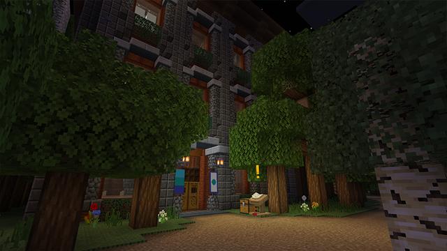 Screenshot of the Minecraft Bedrock Marketplace product It Lurks created by DeliSoft Studios.
