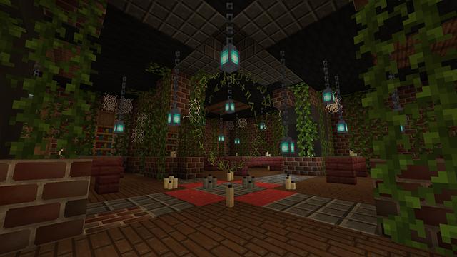 Screenshot of the Minecraft Bedrock Marketplace product It Lurks created by DeliSoft Studios.