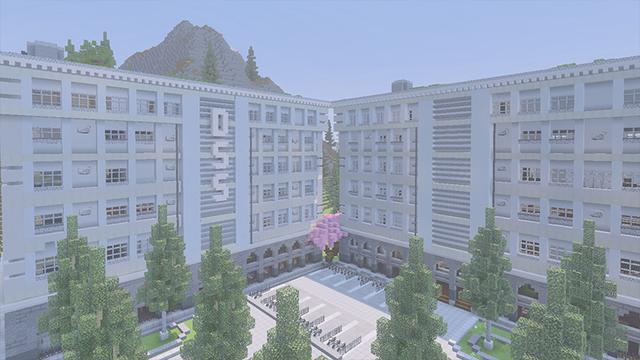 Screenshot of the Minecraft Bedrock Marketplace product Japanese Gakkuo created by DeliSoft Studios.