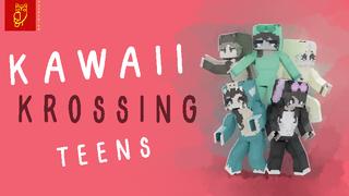 Thumbnail of the Minecraft Bedrock Marketplace product Kawaii Krossing Teens created by DeliSoft Studios.