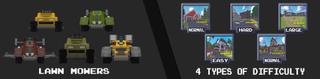 Panorama of the Minecraft Bedrock Marketplace product Lawn Mowing Simulator created by DeliSoft Studios.