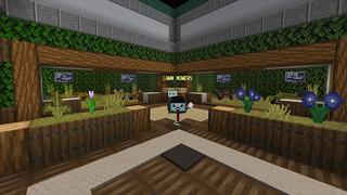 Screenshot of the Minecraft Bedrock Marketplace product Lawn Mowing Simulator created by DeliSoft Studios.