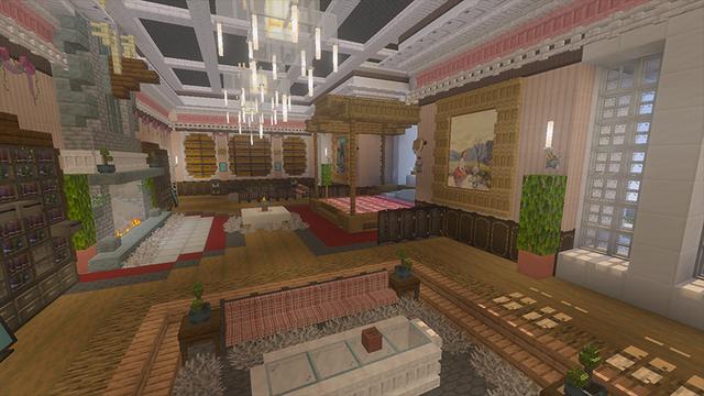Screenshot of the Minecraft Bedrock Marketplace product Luxurious Victorian Mansion created by DeliSoft Studios.