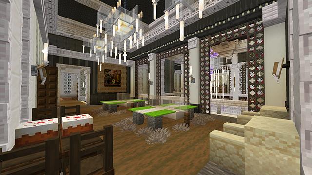 Screenshot of the Minecraft Bedrock Marketplace product Luxurious Victorian Mansion created by DeliSoft Studios.