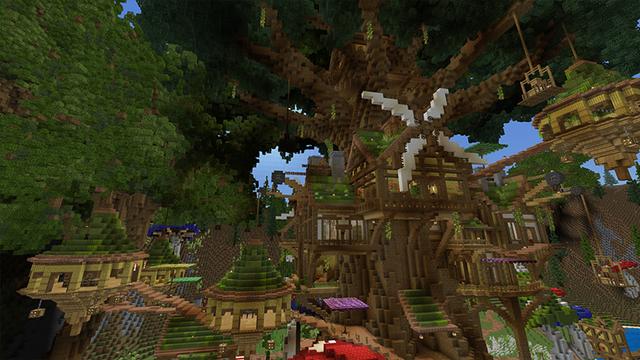 Screenshot of the Minecraft Bedrock Marketplace product Magical Tree House created by DeliSoft Studios.