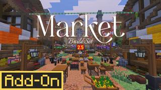 Thumbnail of the Minecraft Bedrock Marketplace product Conjunto de Construção Mercado created by DeliSoft Studios.