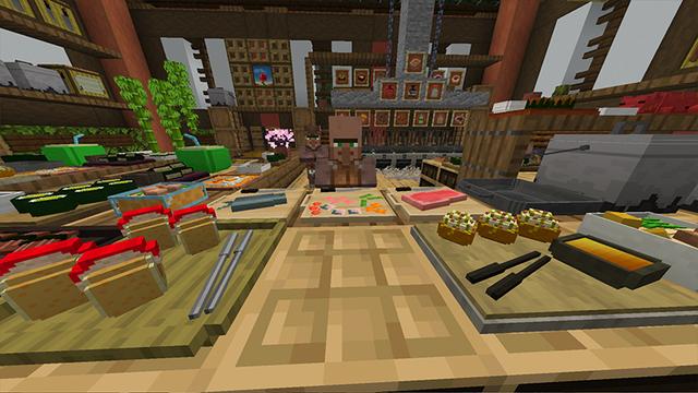 Screenshot of the Minecraft Bedrock Marketplace product Master Chef Expansion Pack created by DeliSoft Studios.