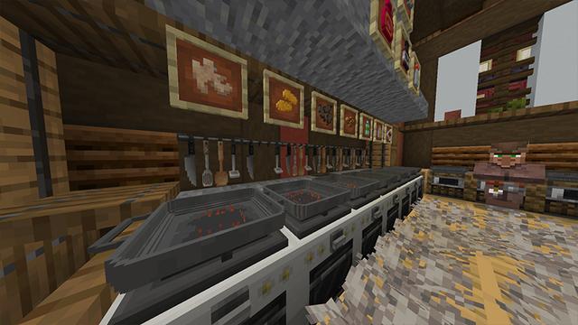 Screenshot of the Minecraft Bedrock Marketplace product Master Chef Expansion Pack created by DeliSoft Studios.