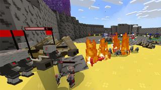 Screenshot of the Minecraft Bedrock Marketplace product Mini Battle Warriors created by DeliSoft Studios.