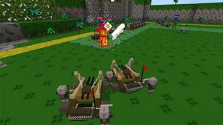 Screenshot of the Minecraft Bedrock Marketplace product Mini Battle Warriors created by DeliSoft Studios.