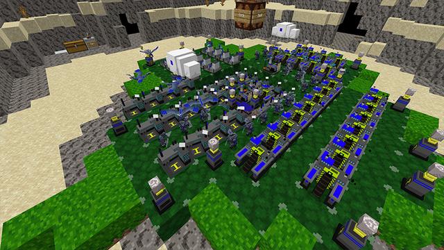 Screenshot of the Minecraft Bedrock Marketplace product Mini Defender created by DeliSoft Studios.