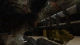 Screenshot of the Minecraft Bedrock Marketplace product Mining Tycoon : Space created by DeliSoft Studios.