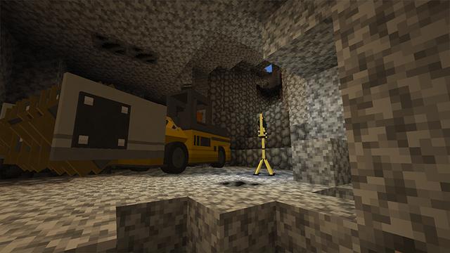 Screenshot of the Minecraft Bedrock Marketplace product Mining Tycoon created by DeliSoft Studios.