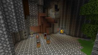 Screenshot of the Minecraft Bedrock Marketplace product Mining Tycoon created by DeliSoft Studios.