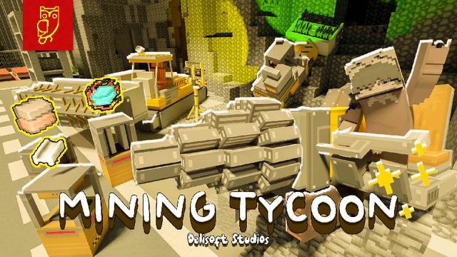 Thumbnail of the Minecraft Bedrock Marketplace product Mining Tycoon created by DeliSoft Studios.