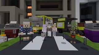 Screenshot of the Minecraft Bedrock Marketplace product Newspaper Simulator created by DeliSoft Studios.