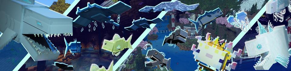 Panorama of the Minecraft Bedrock Marketplace product Nino’s Aquarium created by DeliSoft Studios.