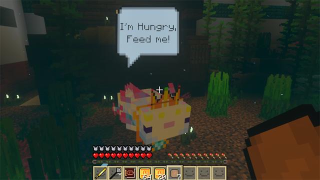Screenshot of the Minecraft Bedrock Marketplace product Nino’s Aquarium created by DeliSoft Studios.
