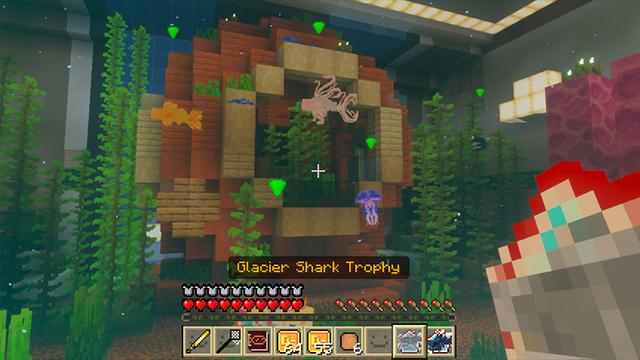 Screenshot of the Minecraft Bedrock Marketplace product Nino’s Aquarium created by DeliSoft Studios.