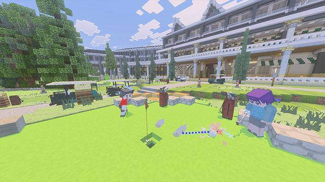 Screenshot of the Minecraft Bedrock Marketplace product Owl Golf Course created by DeliSoft Studios.