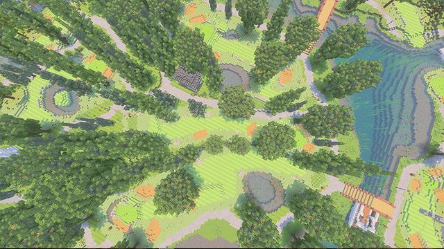 Screenshot of the Minecraft Bedrock Marketplace product Owl Golf Course created by DeliSoft Studios.