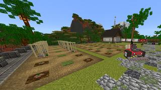 Screenshot of the Minecraft Bedrock Marketplace product Pixel Harvest : New Island created by DeliSoft Studios.