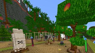 Screenshot of the Minecraft Bedrock Marketplace product Pixel Harvest : New Island created by DeliSoft Studios.